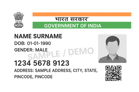 Aadhaar Card printing service by pvcprint